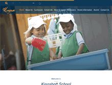 Tablet Screenshot of kingshottschool.com